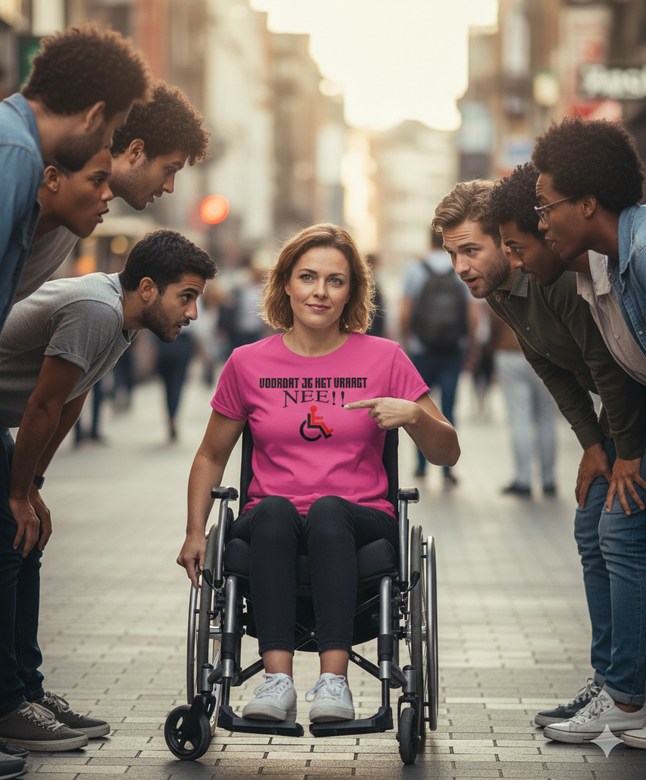 Ladies SoftStyle T-Shirt - Vraag maar niet
