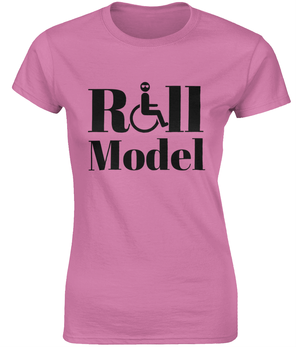 Ladies SoftStyle T-Shirt - Roll model black