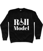 Sweatshirt Roll model white