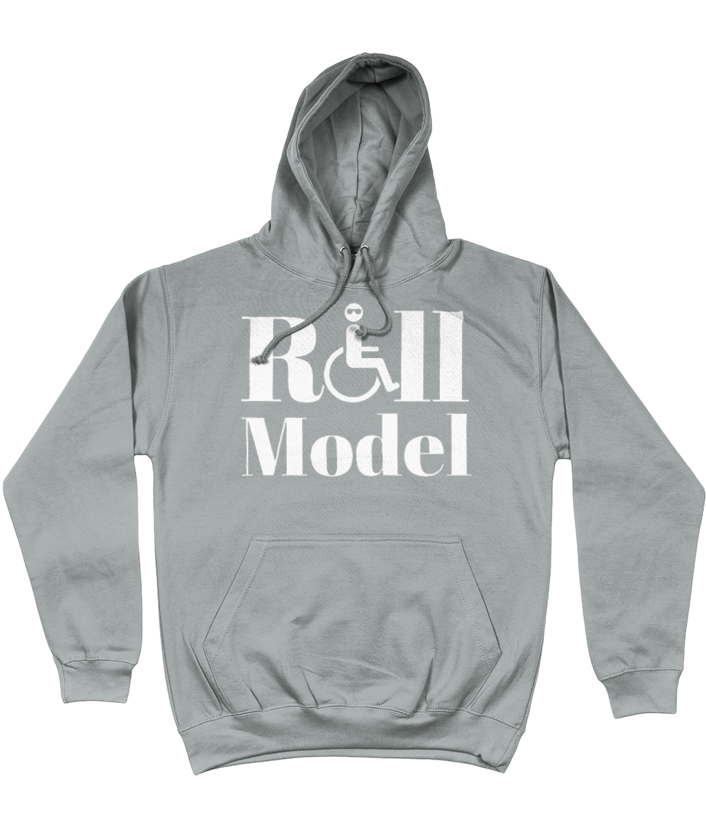 College Hoodie - Roll model white